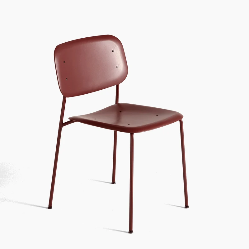 Soft Edge Chair Soft Edge 45 — Soft Edge45 Fall red Steel 4-Leg