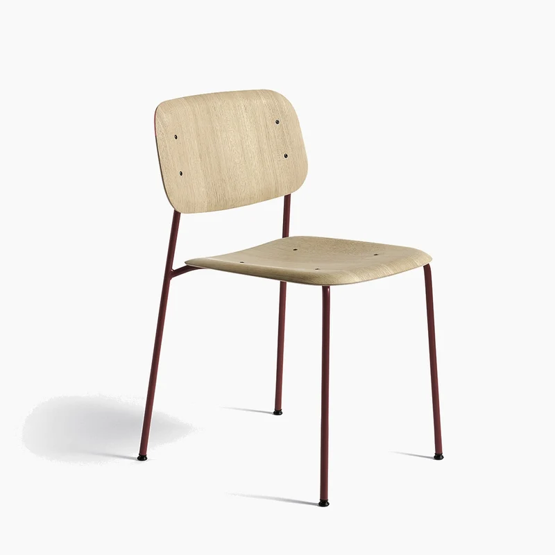 Soft Edge Chair Soft Edge 40 — Soft Edge40 Fall red Steel 4-Leg