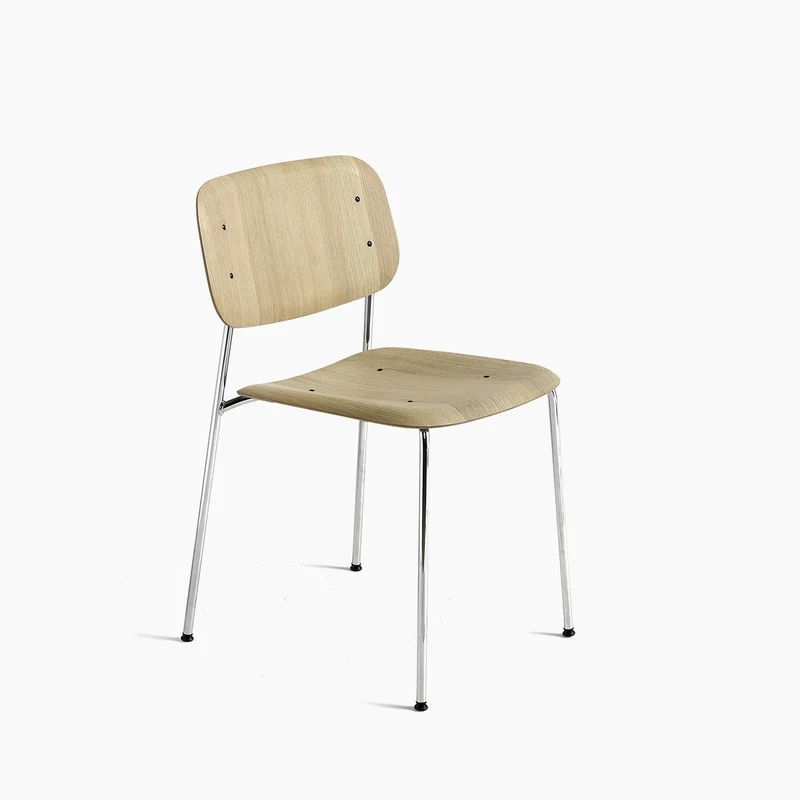 Soft Edge Chair Soft Edge 40 — Soft Edge40 Chrome 4-Leg
