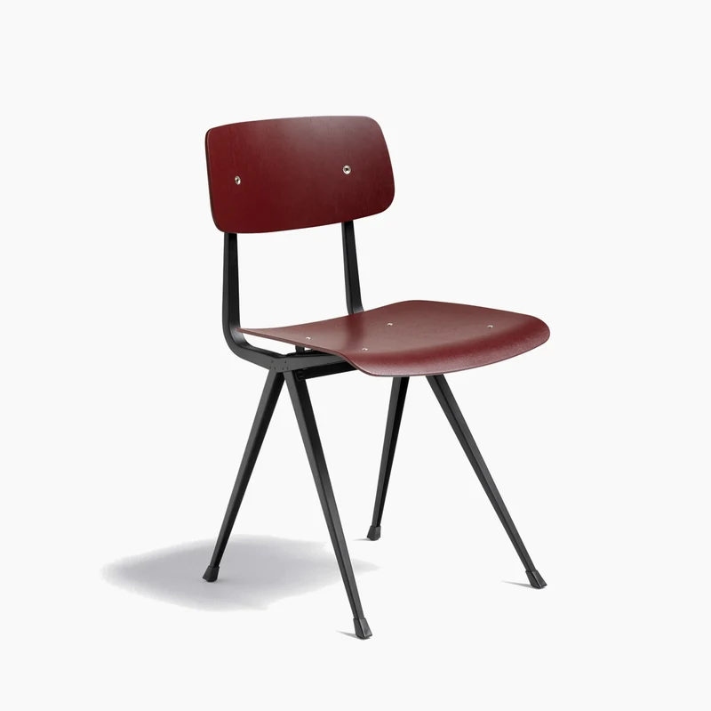 Result Chair — Black Steel 4-Leg