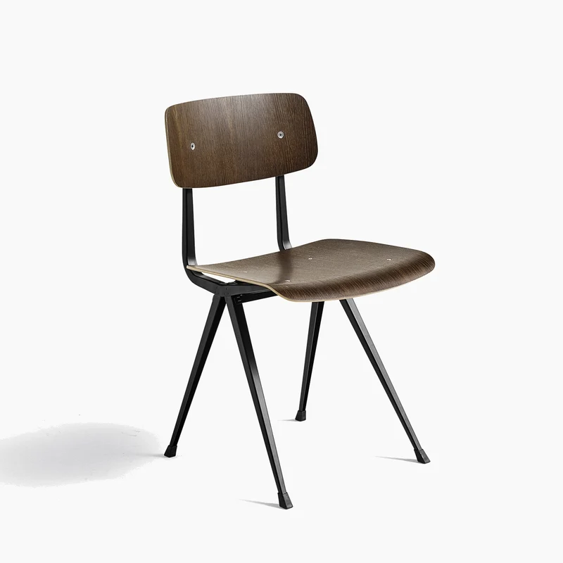 Result Chair — Black Steel 4-Leg