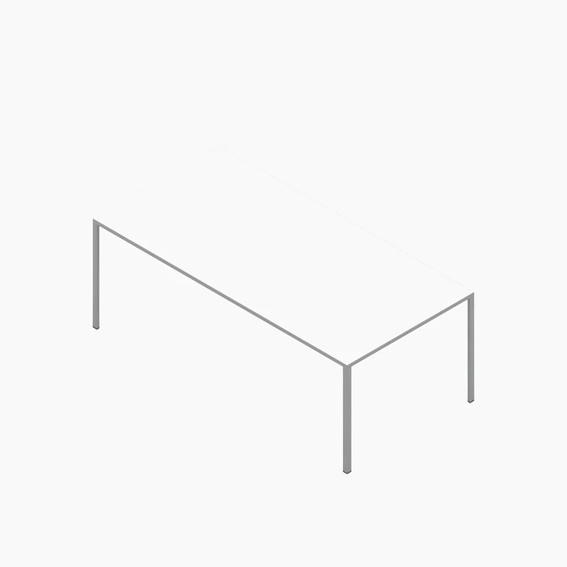 New Order — Table Light grey 4 leg frame