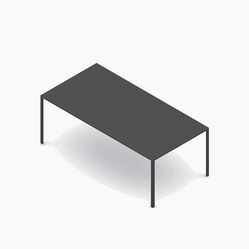 New Order — Table Charcoal 4 leg frame