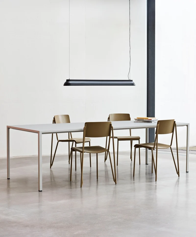New Order — Table Charcoal 4 leg frame
