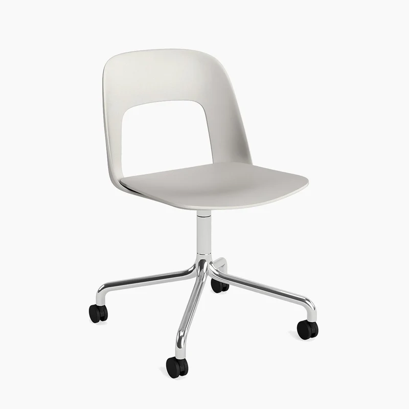 Layout Chair 161 — Polished aluminium Swivel Wheel