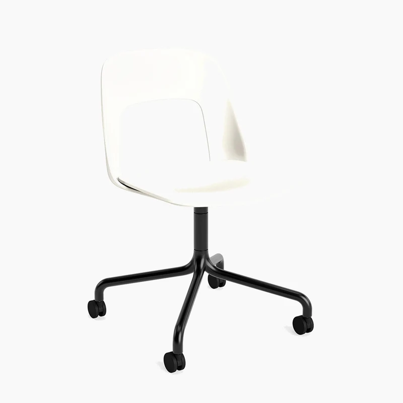 Layout Chair 161 — Black Aluminium Swivel Wheel