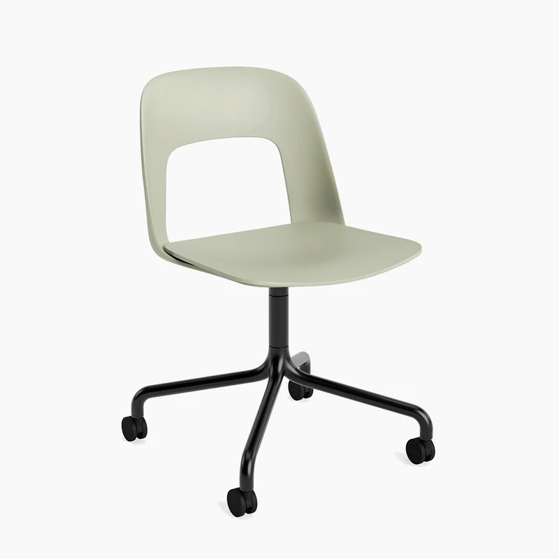 Layout Chair 161 — Black Aluminium Swivel Wheel