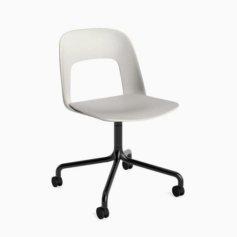 Layout Chair 161 — Black Aluminium Swivel Wheel