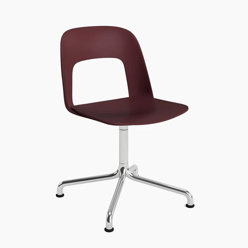 Layout Chair 151 — Polished aluminium Swivel Arc