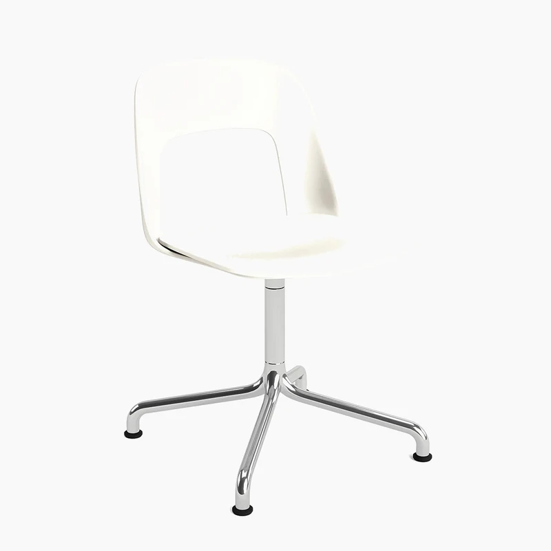 Layout Chair 151 — Polished aluminium Swivel Arc
