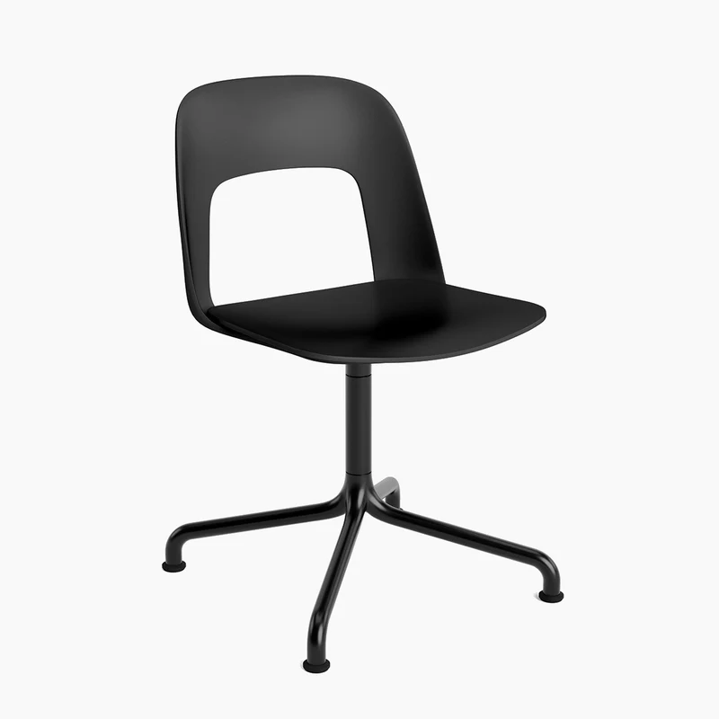 Layout Chair 151 — Polished aluminium Swivel Arc