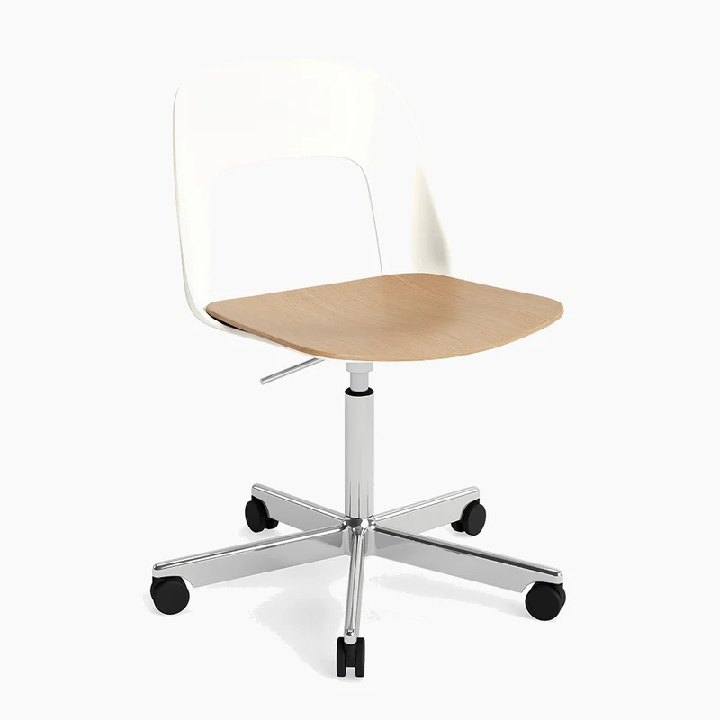 Layout Chair 142 — Polished aluminium Gas Lift