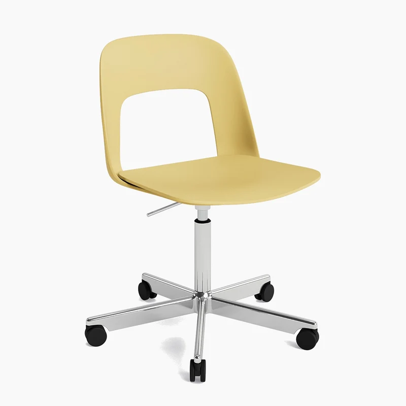 Layout Chair 141 — Polished aluminium Gas Lift