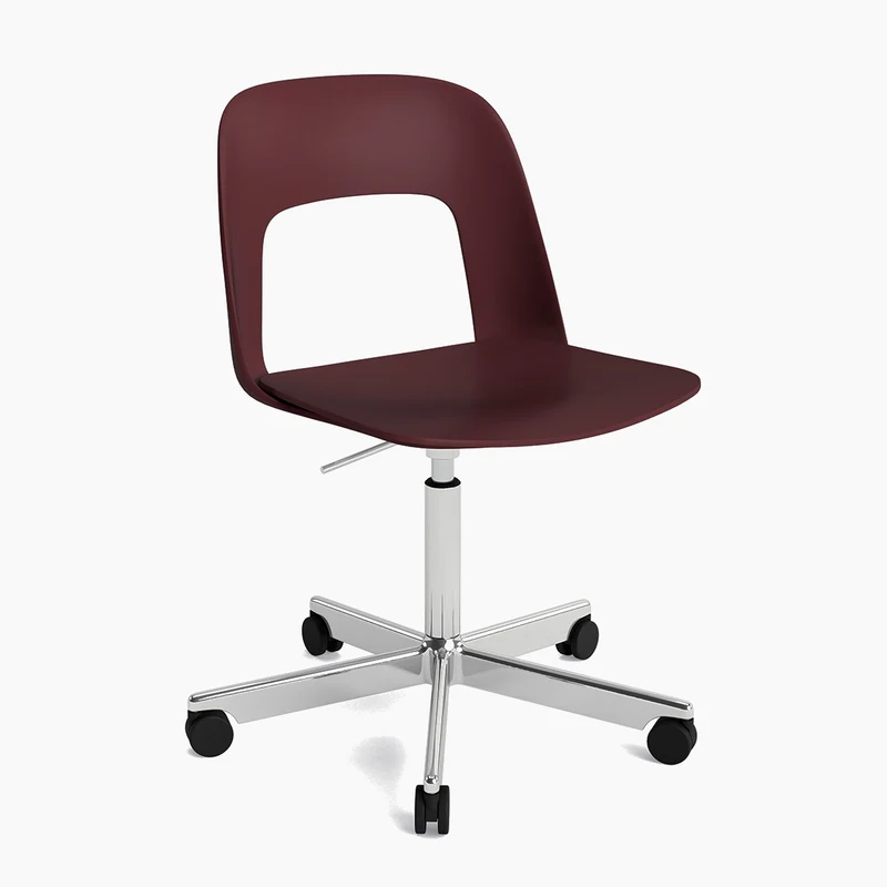 Layout Chair 141 — Polished aluminium Gas Lift