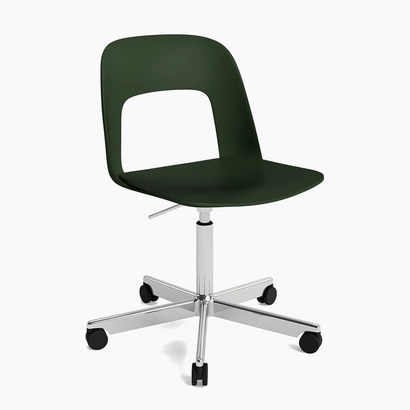 Layout Chair 141 — Polished aluminium Gas Lift