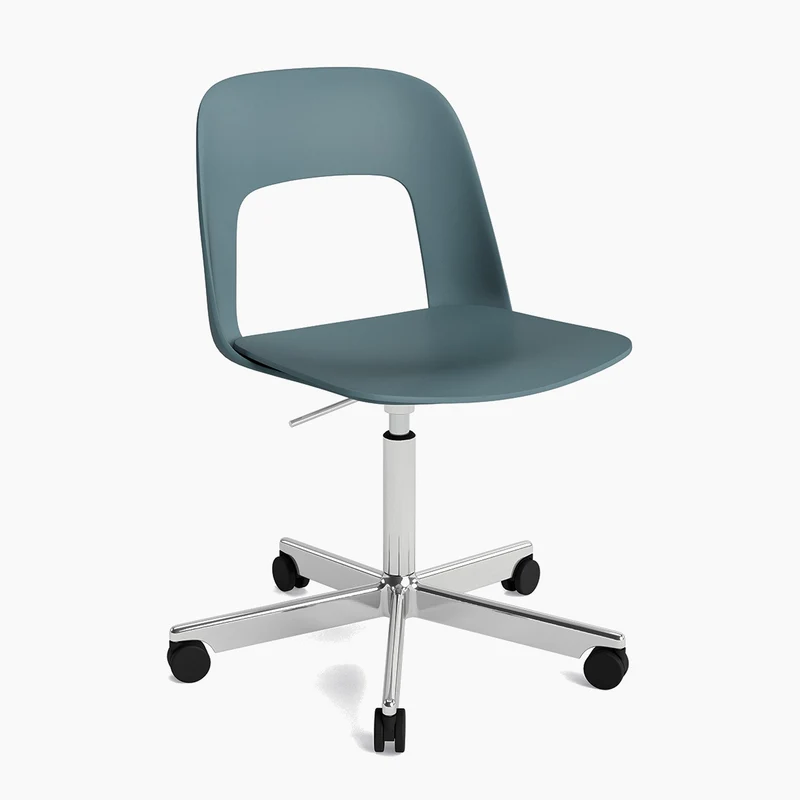 Layout Chair 141 — Polished aluminium Gas Lift