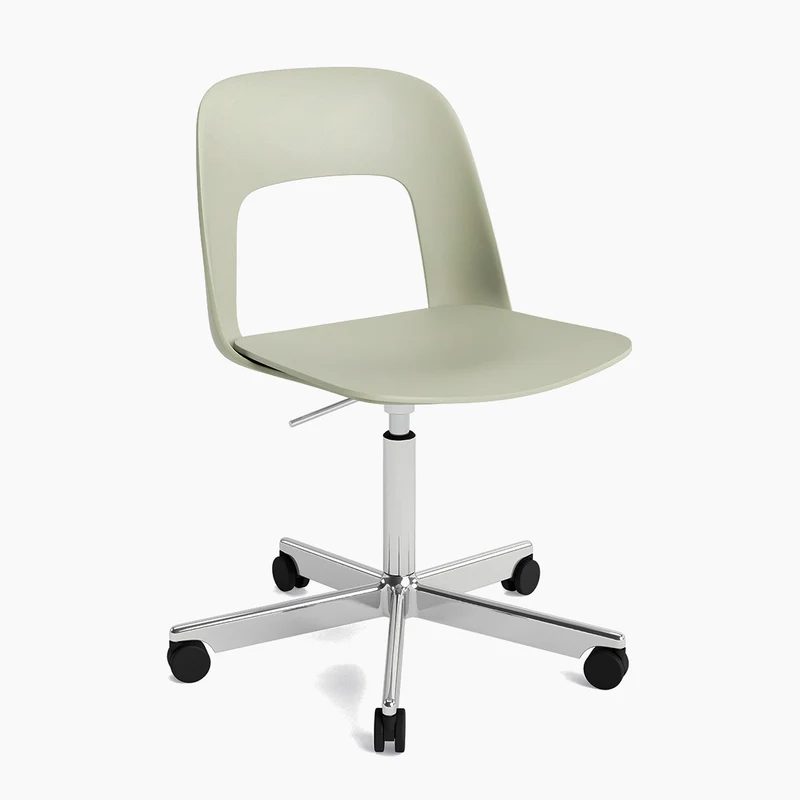 Layout Chair 141 — Polished aluminium Gas Lift