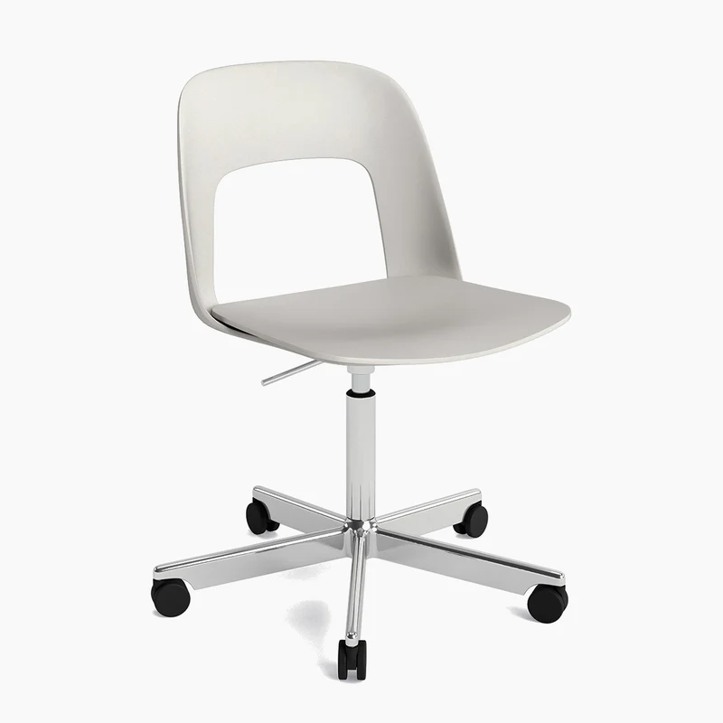 Layout Chair 141 — Polished aluminium Gas Lift