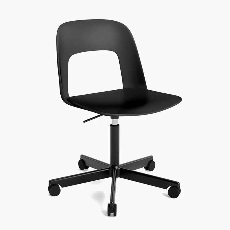 Layout Chair 141 — Black Aluminium Gas Lift