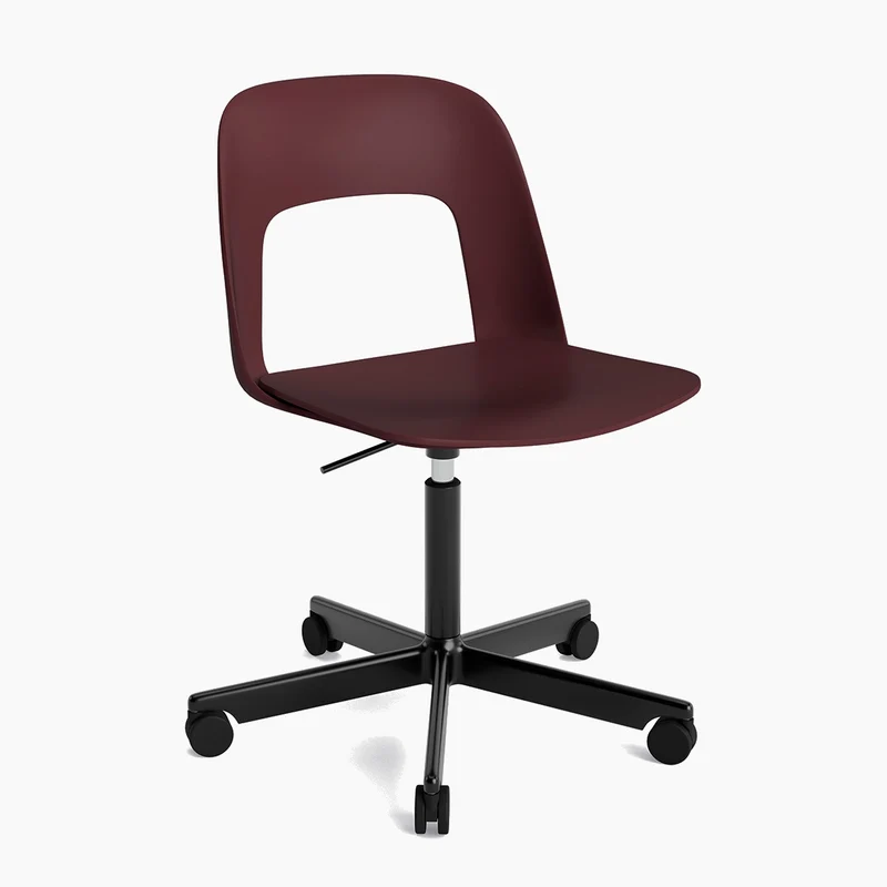 Layout Chair 141 — Black Aluminium Gas Lift
