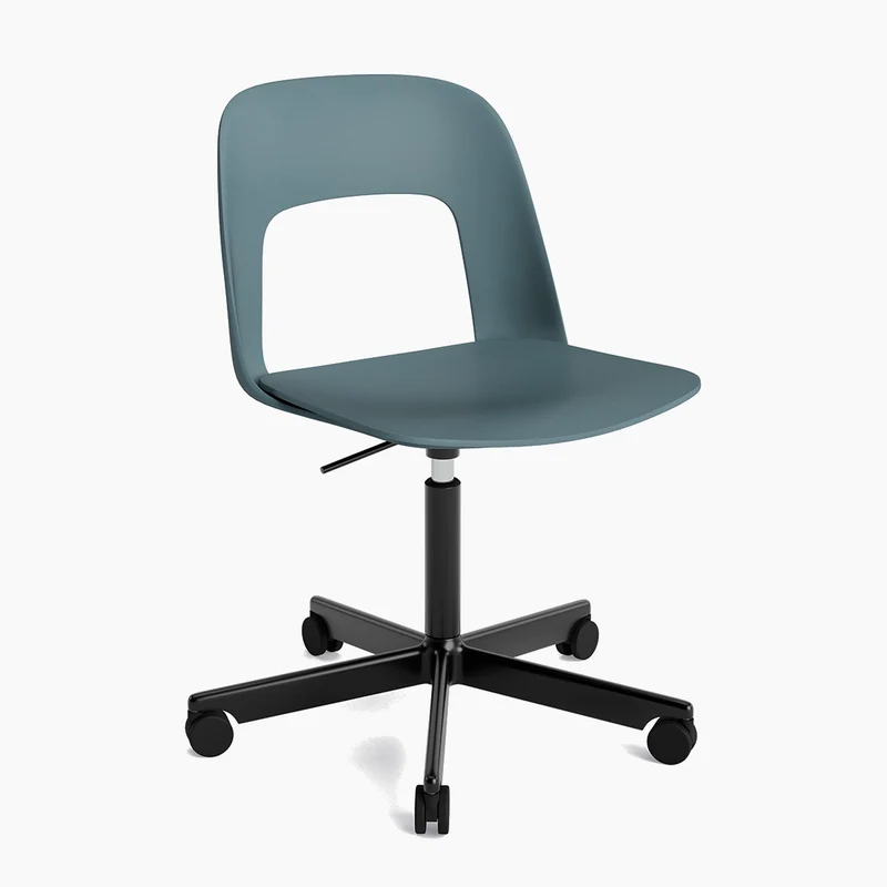 Layout Chair 141 — Black Aluminium Gas Lift