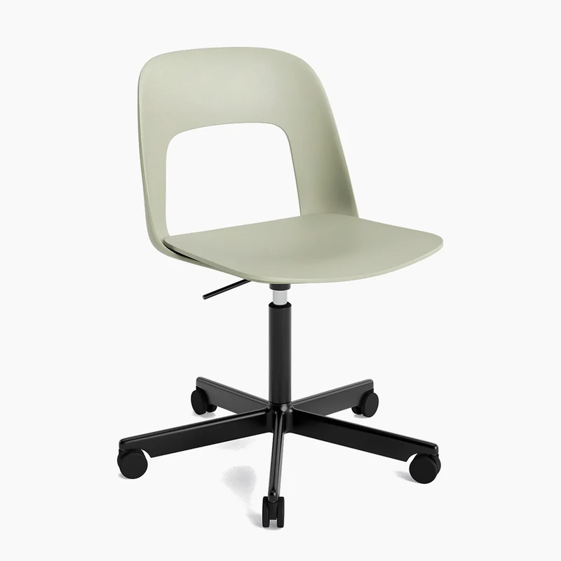 Layout Chair 141 — Black Aluminium Gas Lift