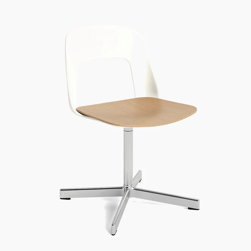 Layout Chair 132 — Polished aluminium Swivel