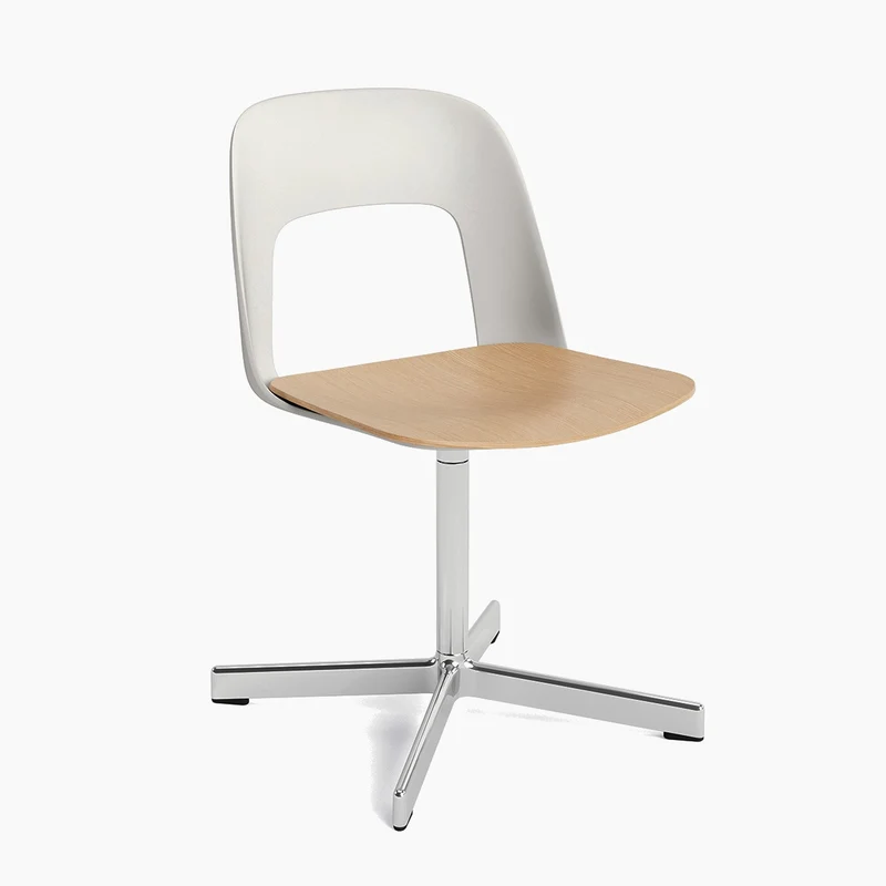 Layout Chair 132 — Polished aluminium Swivel