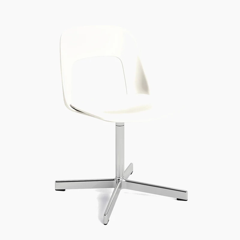Layout Chair 131 — Polished aluminium Swivel