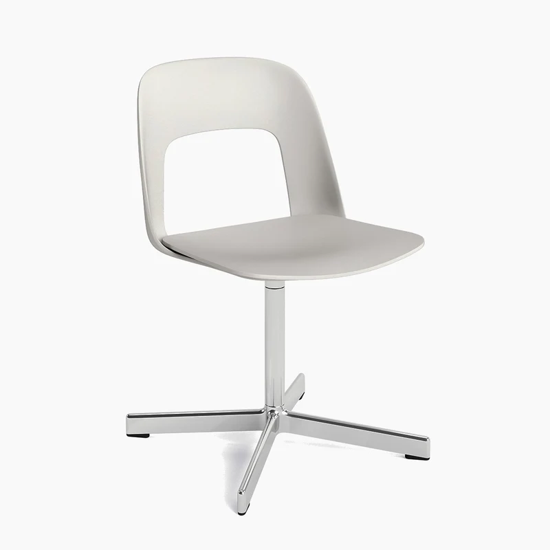 Layout Chair 131 — Polished aluminium Swivel