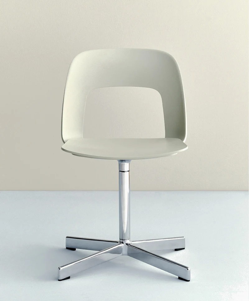 Layout Chair 131 — Polished aluminium Swivel