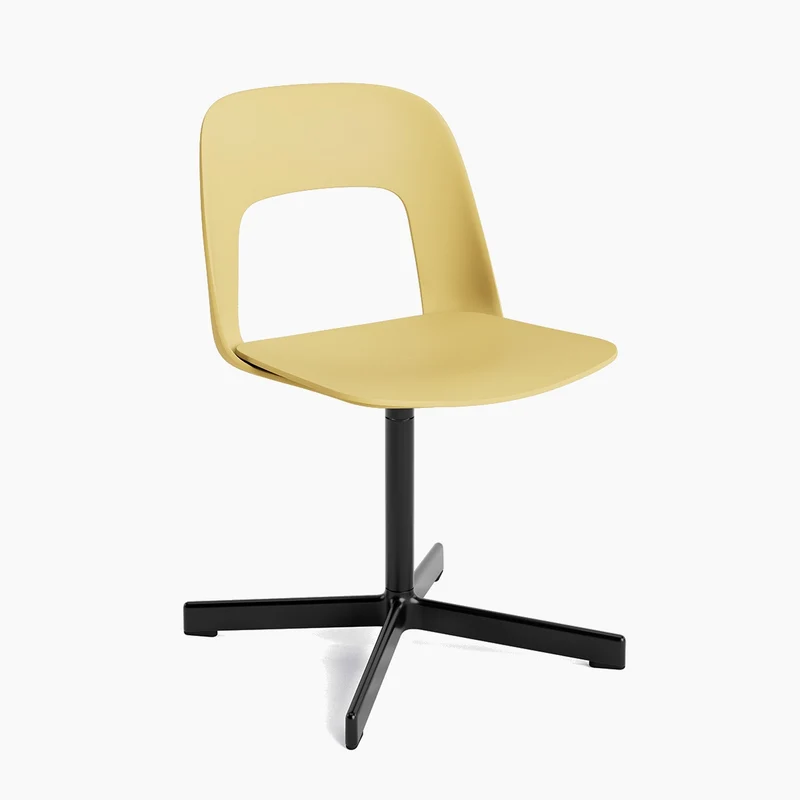 Layout Chair 131 — Black Aluminium Swivel