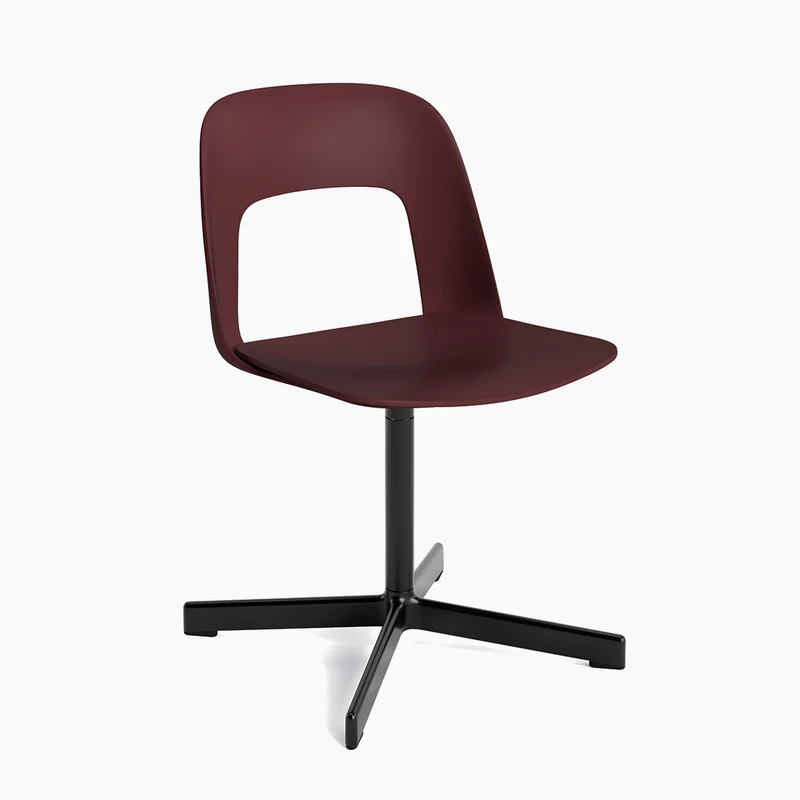 Layout Chair 131 — Black Aluminium Swivel