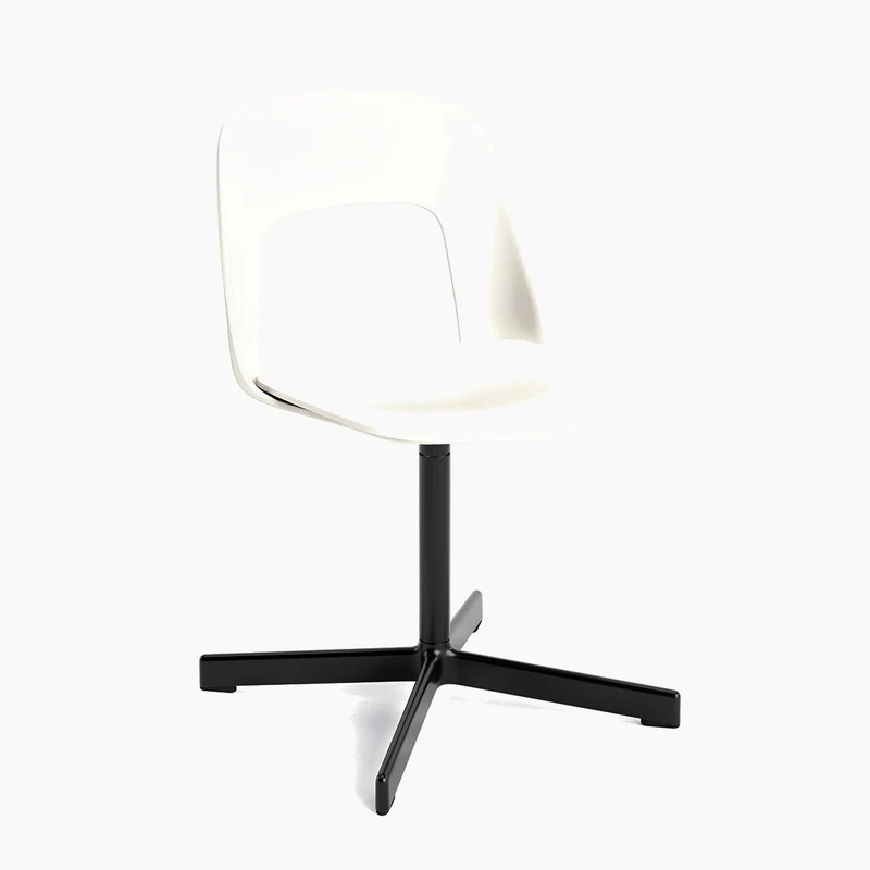 Layout Chair 131 — Black Aluminium Swivel