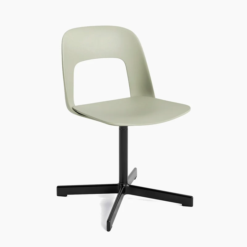 Layout Chair 131 — Black Aluminium Swivel