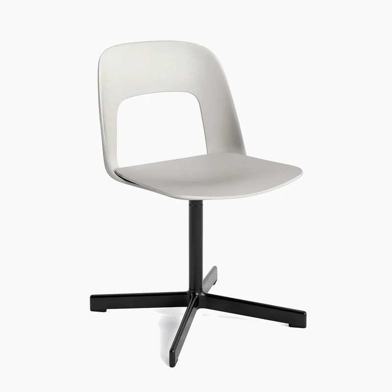 Layout Chair 131 — Black Aluminium Swivel