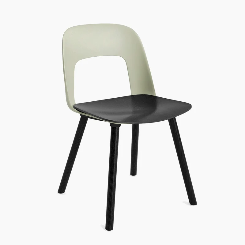 Layout Chair 122 — Black Lacquered oak 4-Leg