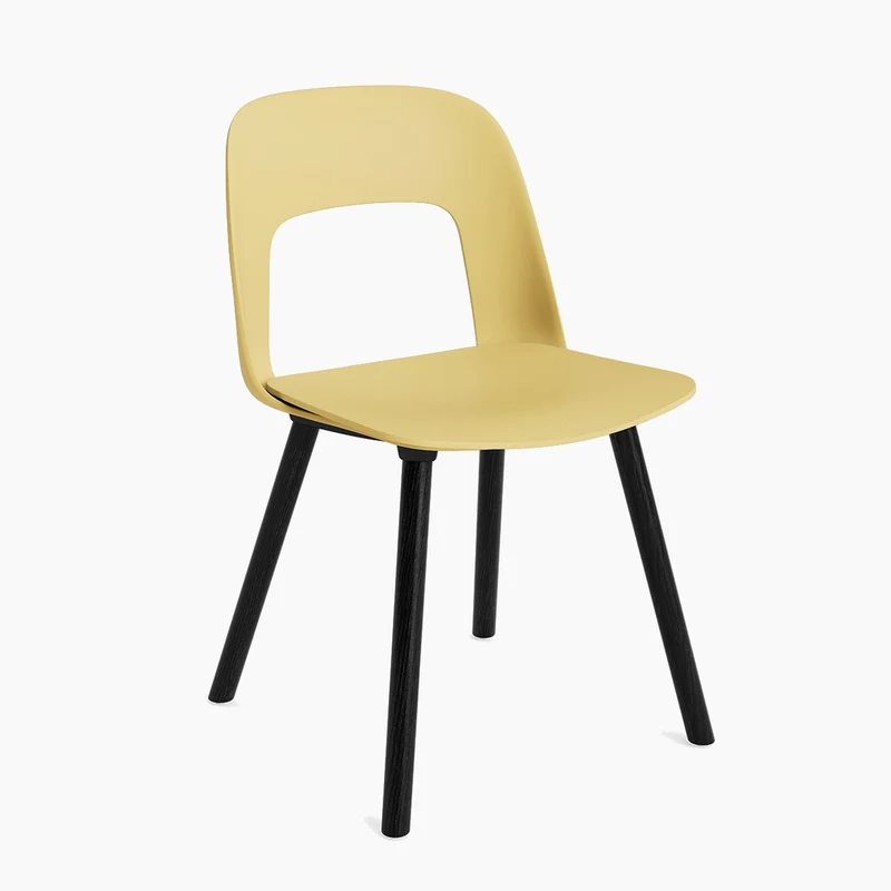 Layout Chair 121 — Black Lacquered oak 4-Leg