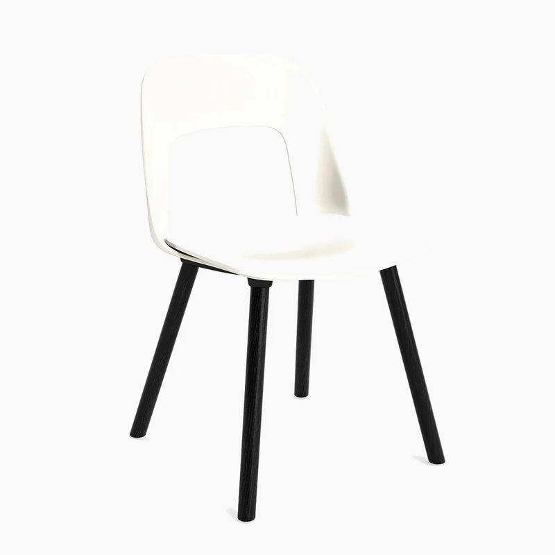 Layout Chair 121 — Black Lacquered oak 4-Leg