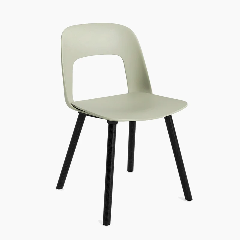 Layout Chair 121 — Black Lacquered oak 4-Leg