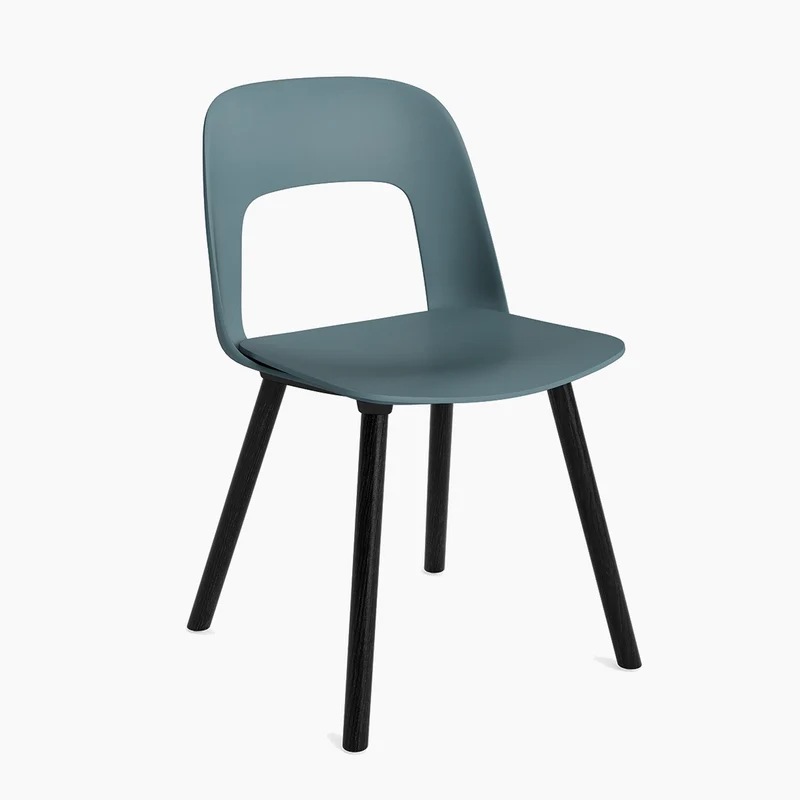 Layout Chair 121 — Black Lacquered oak 4-Leg