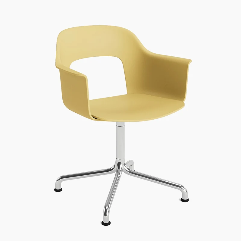 Layout Armchair 251 — Polished aluminium Swivel Arc