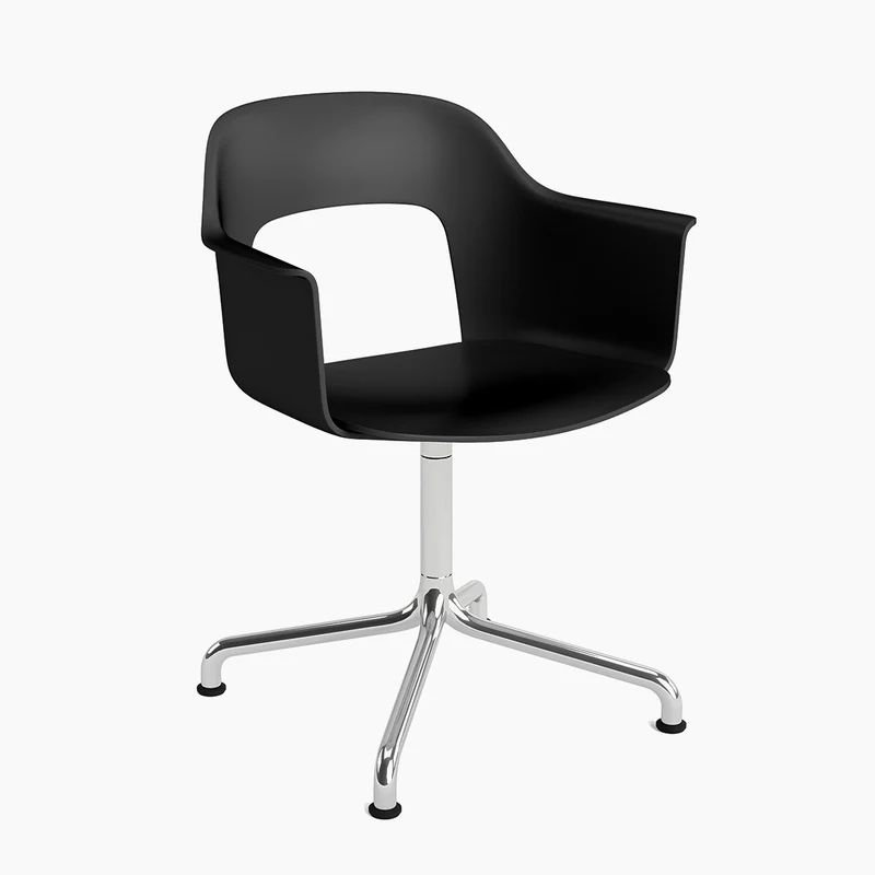 Layout Armchair 251 — Polished aluminium Swivel Arc