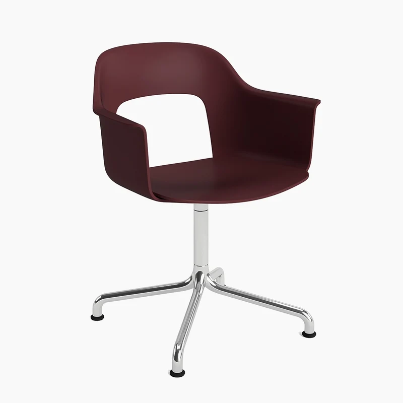 Layout Armchair 251 — Polished aluminium Swivel Arc