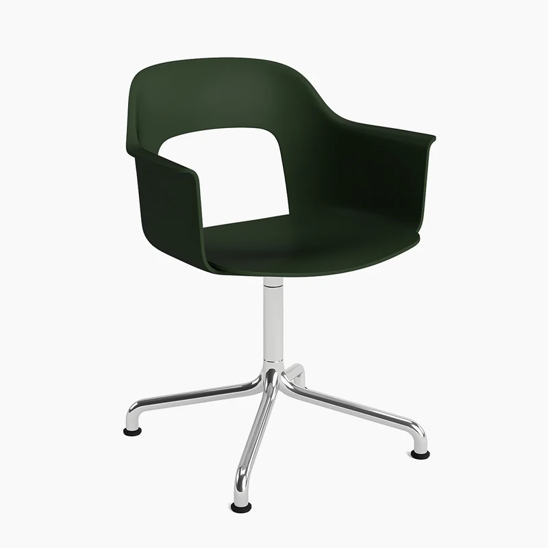 Layout Armchair 251 — Polished aluminium Swivel Arc