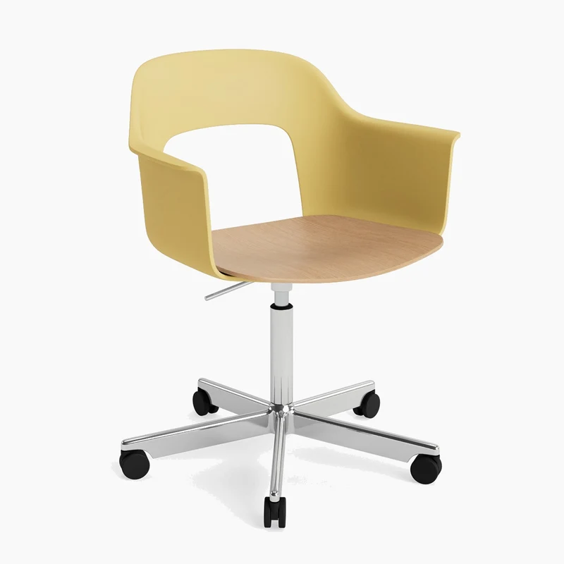 Layout Armchair 242 — Polished aluminium Gas Lift
