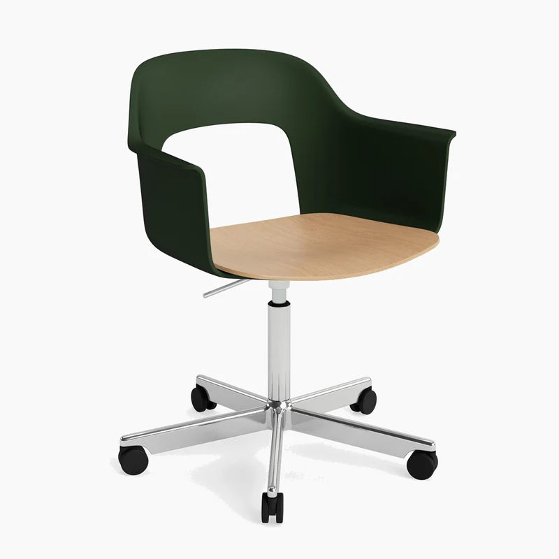 Layout Armchair 242 — Polished aluminium Gas Lift