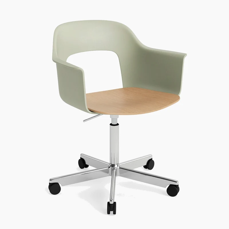 Layout Armchair 242 — Polished aluminium Gas Lift