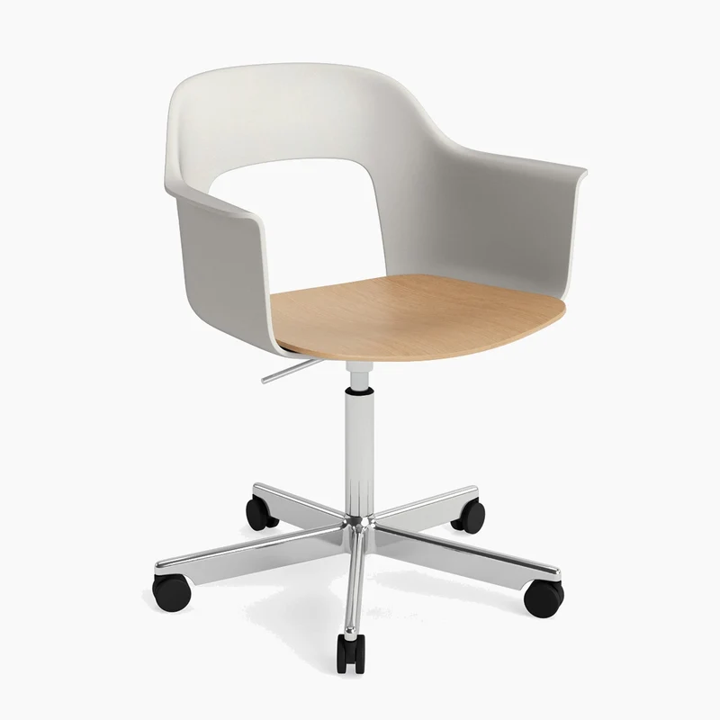 Layout Armchair 242 — Polished aluminium Gas Lift