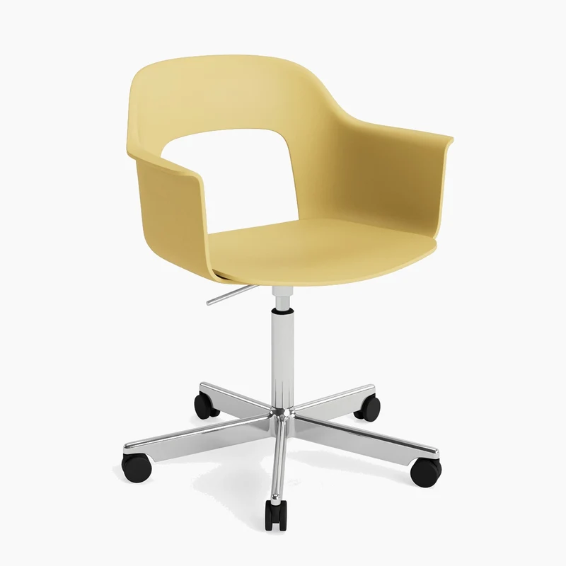 Layout Armchair 241 — Polished aluminium Gas Lift